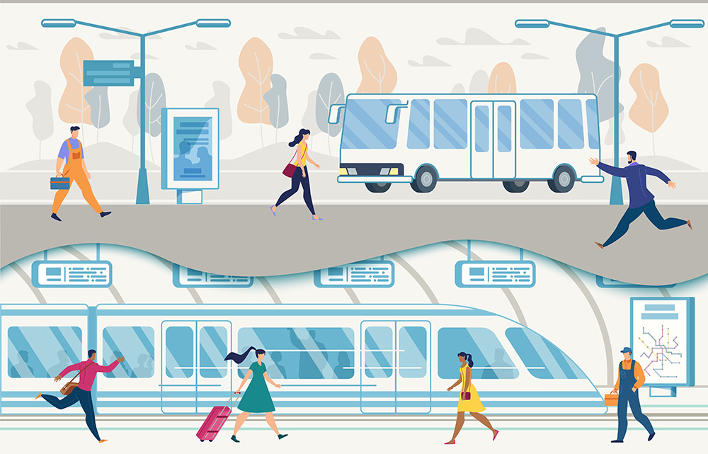 Evry-Courcouronnes mutualisation des navettes gare RER d'Evry Bras de Fer Genopole